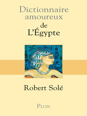cover image of Dictionnaire amoureux de l'Egypte
